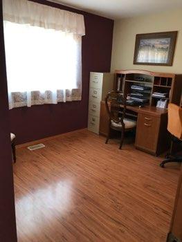 1. Location Location Southeast Bedroom 2 2. Bedroom Room Walls and ceilings appear in good condition overall. Flooring is laminate wood grain material.