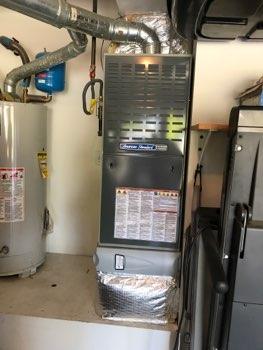 1. Heating Type Heat/AC Gas forced air furnace.
