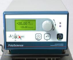 PolyScience PolyScience Controllers Programmable Controller Programmable Controller Full graphic display One-touch Select/Set Knob Time/Temperature Programming and Data Logging Full Graphic Display