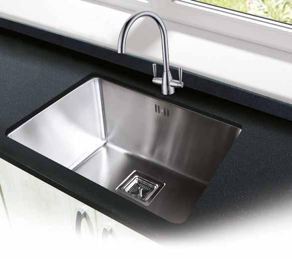 18 Luna The Luna undermount bowls can also inset in to the worktop They have clean lines giving it a seamless and sleek look