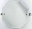 CIRCULAR MIRROR Ø500MM 6984 SQUARE MIRROR 500MM X 500MM 6918 WALL MOUNTED SHAVING MIRROR ONE SIDE WITH 2X