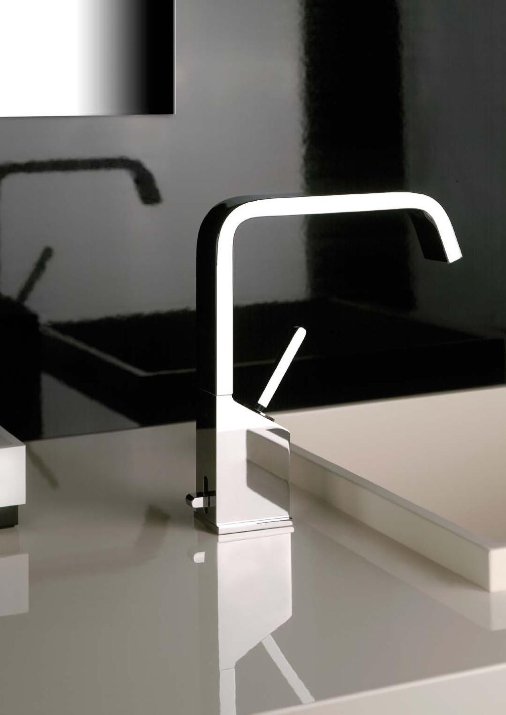 The stunning, sculptural lines of the XL tapware range are as