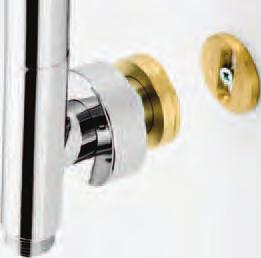 Problem Fixing a slide rail over an uneven wall Screws onto wall plate wall plate Solution Adjustable wall fixing Inner brass