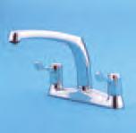 93 105 169 89 154 180 Two Hole Kitchen Mixer with Lever Handles S7902AA Chrome Plated 100.