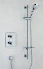 showers - Trevi TT Rivage The Rivage stylish faceplate and handles has the versatility to be fitted both vertically or horizontally.