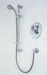 showers Trevi CTV A stylish concentric thermostatic shower that is ideal for both new and replacement installations. TMV3 approved. Suitable for all plumbing systems.