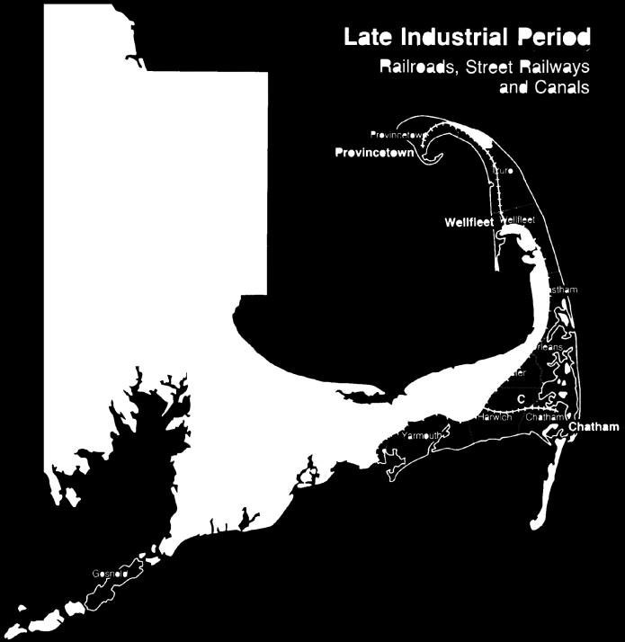 EXPANSION OF RAILROADS Early and Late Industrial Periods (1830-1915) The industrial period saw the development and expansion of railroads across the region.