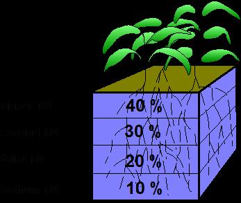 by transpiration will be smaller than the demand (Eq. 3.10m). The transpiration demand can easily be extracted out of the root zone if Sx at the various depths is sufficiently large.