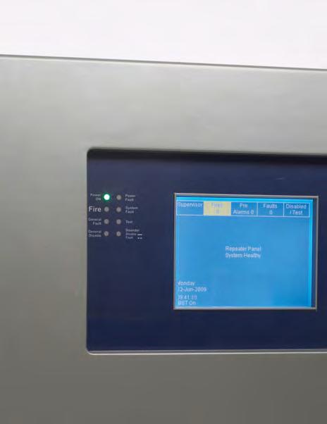 The DTPR6000 is designed to work with all JSB intelligent addressable control panels as well as other network repeaters. The JSB touch-screen repeater panel is easy to install and commission.