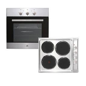 00 EAN: 9329113001454 Cooking Packs - Built In ACPE ACPC 600mm Oven & Solid Cooktop Pack AOF6S Oven, 4 Function Double Glazed Door, 56 Litre Capacity ACS6S -4 Solid Electric Cooktop Knob