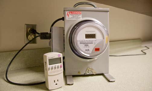 Portable Meter Customers may check the usage of their appliances with Greenville Utilities portable meters. The 120-volt and 220/240-volt meters are available for oneweek loan periods at no charge.