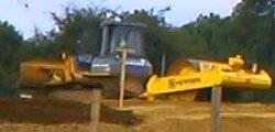 Vibrating plate Power rammer Construction traffic, especially caterpillar-tracked vehicles, is also used. In the UK.