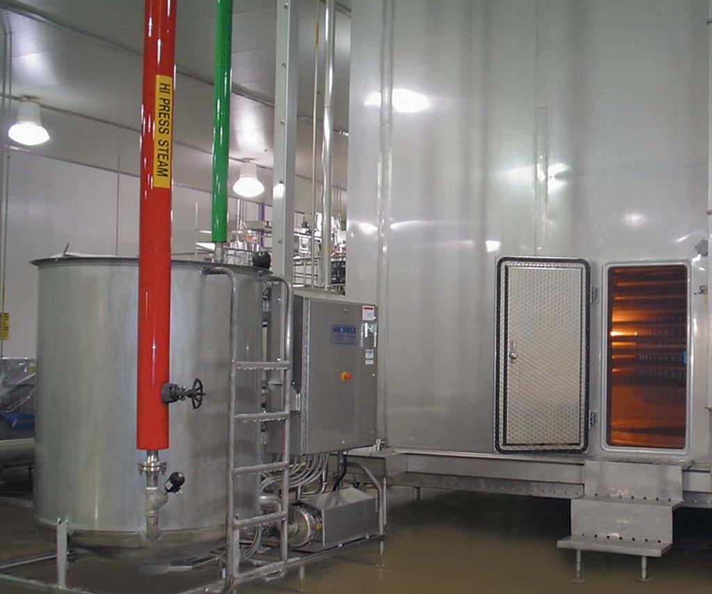 In touch with stringent cleaning requirements Comprehensive cleaning with minimal labor Recirculating Clean-In-Place (CIP) system Recirculating CIP system We developed the recirculating