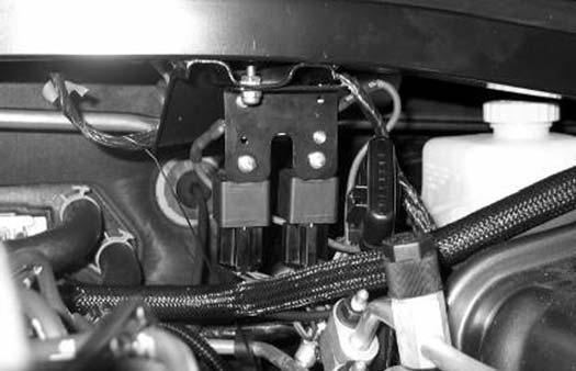 7 6 3 4 5 Fig.. Electrical Harness Remove cable tie holding the negative-side blower control harness from the main harness and set aside. This harness will be mounted near the vehicle blower motor.