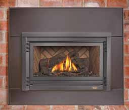 and has it been piped to the fireplace? Insert panels are used to close off the opening of your fireplace when installing a gas insert.