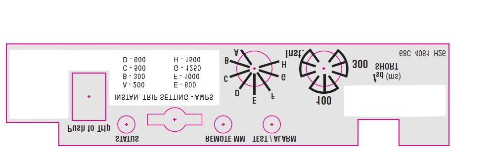 Instruction Leaflet IL0104EN. Trip Unit Controls and Functions K Nameplate Figure 18.