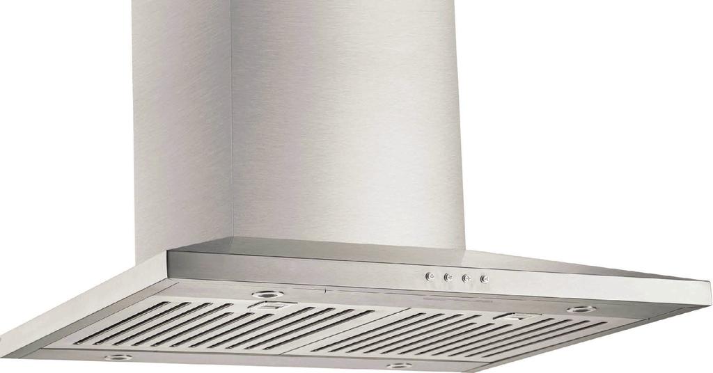 Off Board Rangehood Collection 60cm Low Profile Stainless Steel Canopy.