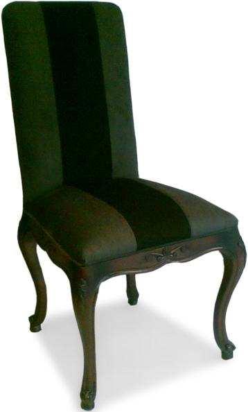 Guindo wood structure: chair carved in legs and bolster,