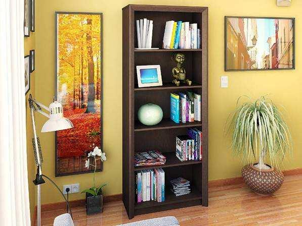 Bookcase with doors and gothic moldings in MDF CF-010 Bookcase with cava and gothic moldings in MDF CF-011