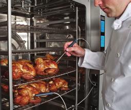 Fast cooking whilst achieving consistently perfect results, ideal in a high-speed, highpressure environment.