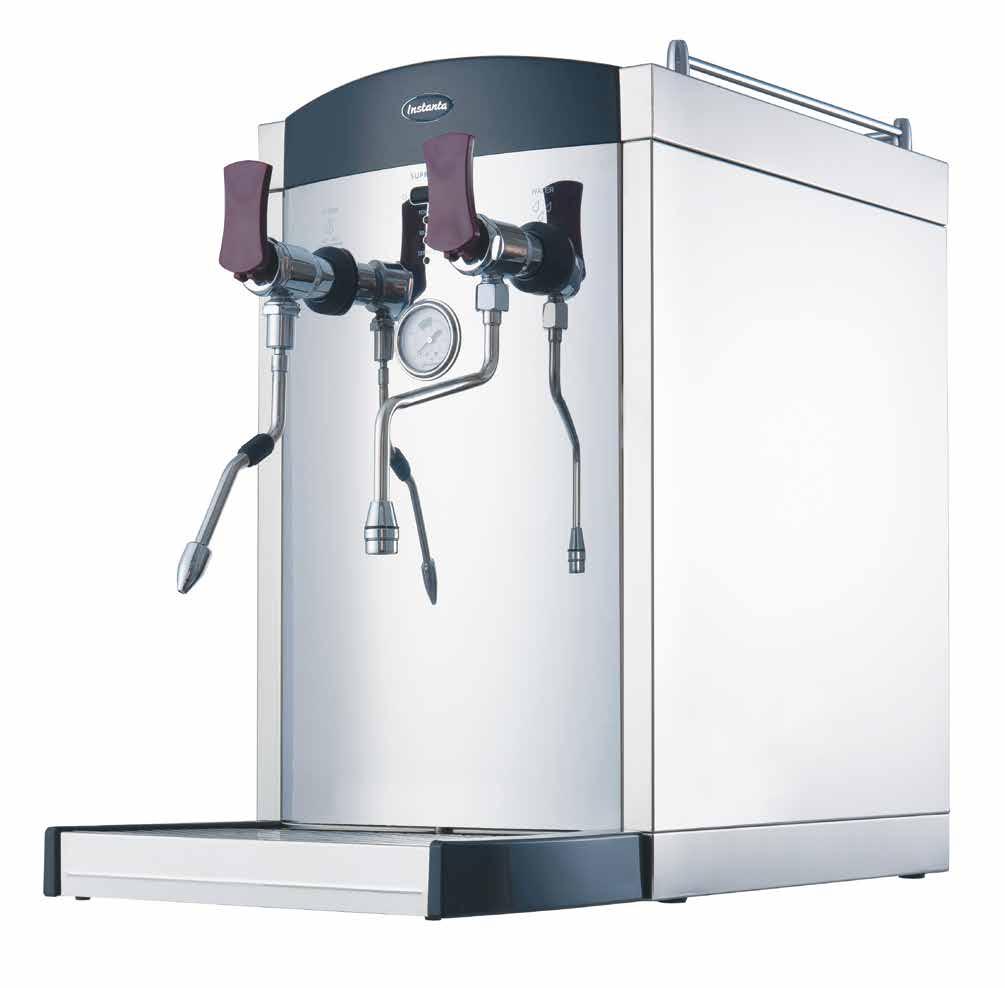 Barista Pro Steamer/Boiler 1-YEAR WARRANTY Counter-top Barista Pro Steam and Water WB2 & WB2-6 The WB2 boiler is the one that gave Instanta its reputation and is a favourite choice for high volume