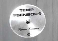 Situate the TEMPERATURE SENSOR so that it is vertical and pointing downward.