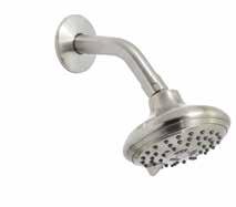 balanced Use with ACCUFIT TM valve MIR3001 3 function showerhead 2.