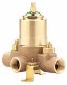 VALVES PRESSURE BALANCE VALVE MIR3001 Pressure balance valve with integral stops 6.