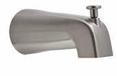 TUB SPOUT Product Code: MIRTS93 Metal construction 1/2" CTS slip-fit connection