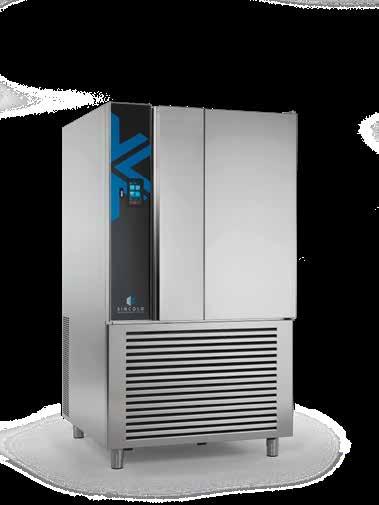 EVOX 10 AND 14 TRAYS GN 1/1 - EN 60x40 Plug-in blast chiller-deep freezer suitable for medium capacity production VERSIONS: EVOX 10 40kg: the 10 trays best-seller model EVOX 14 40kg: 14 trays for all