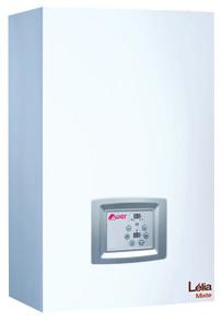 Lélia WALL MOUNTED OR FLOOR STANDING GAS CONDENSING BOILER 8-30 kw Up to 40 % savings compared to a regular boiler PATENTED TECHNOLOGY A LOW ENERGY DESIGNAPPROVED CATEGORY A OUTSTANDING EFFICIENCY