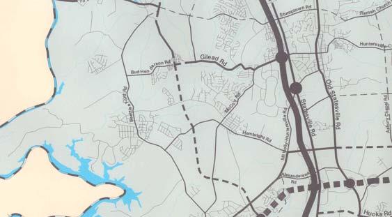 Map 3 Thoroughfare Plan Although the Beatties Ford Road