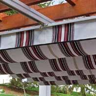 sun, or mild rain. Bring this EZShade Canopy System to your backyard oasis.