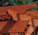 .. Heartland Pergola Standard Features Unstained pressure-treated pine wood, solid