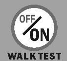 Walk test Off On Off When set to On this causes a red LED to flash on the sensor when it detects movement. Use this feature to check for adequate sensitivity levels.