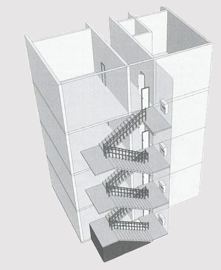 4 Means of Egress Defined as A Continuous and unobstructed way of travel from any point in a building to a public way.