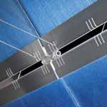 (7044) Three canopies linked and suspended with one cable at one end of each canopy, and two new dual canopy cables between end-linked canopies, you need: Three Panels (same width) One Hanging Kit