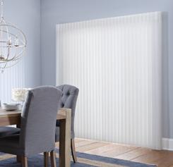 window shadings vertical shadings dual shades Continuous Loop Control Lower Shading/Open Vanes: Pull the rear cord of the cord loop down to lower the shading.