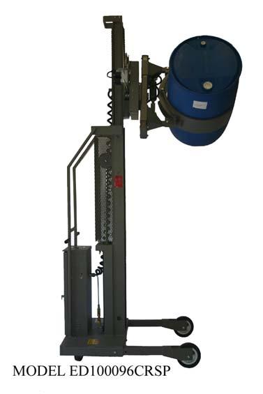 EASYLIFT DC POWERED DRUM DUMPERS WITH SIDE & FORWARD ROTATING
