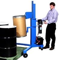 Designed to lift and pour a heavy drum at up to 26 high, when held in horizontal position. Manually rotate a drum 360 0 in either direction. Raise upright drum up to 20 above the floor.