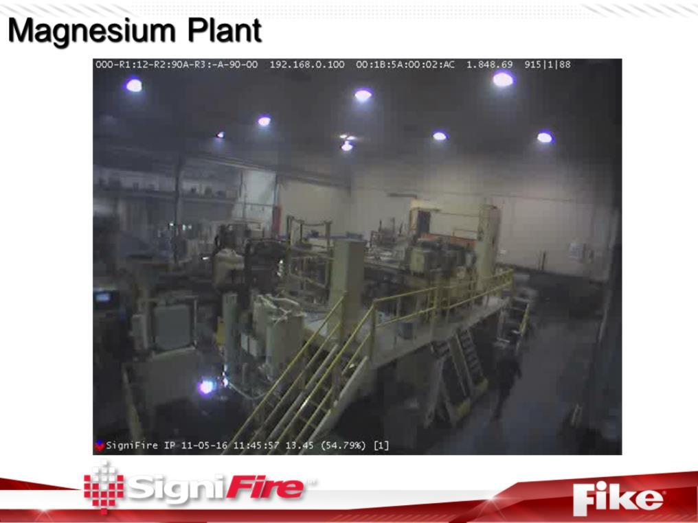 Further to the previous slide, this is a Magnesium plant where there is an open flame normally in the process.