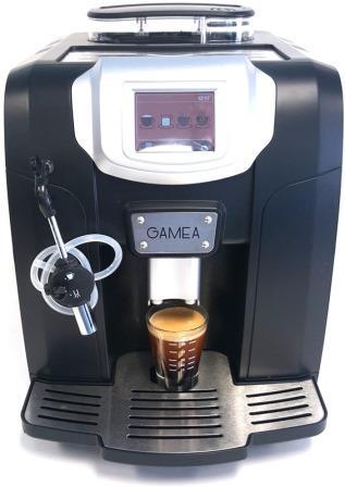 Gamea Revo Guru's Choice Fully Automatic Espresso maker. Commercial internal components inside a Home model frame - Touch screen with App-like Icons program & operate functions.