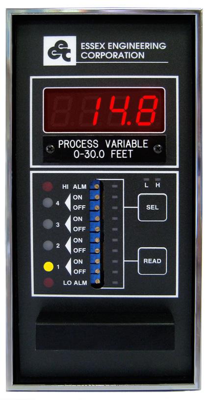 MODEL 2410 PUMP CONTROLLER.... A reliable, versatile unit designed specifically for control and monitoring of pumps, tanks, basins, etc... FEATURES Extremely accurate, repeatable and easy to use.