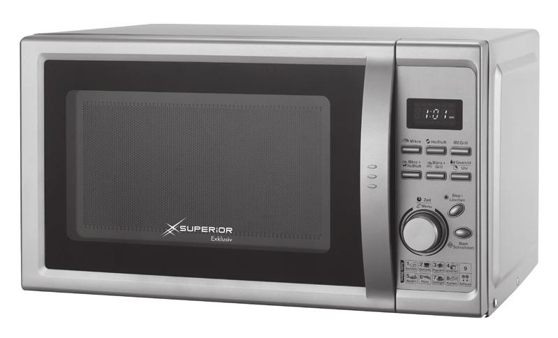 Microwave with Grill and Convection Oven INSTRUCTIONS FOR USE ENGLISH Article Number 10002125 Power supply Nominal consumption microwave oven Nominal consumption grill Rated convection input Power