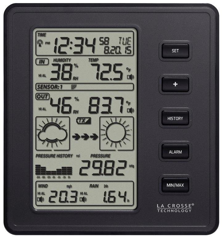 Model: 308-2316 Instruction Manual DC: 122314 Professional Wireless Weather Station La Crosse Technology, the world leader in atomic time and weather instruments, introduces a Professional Wireless