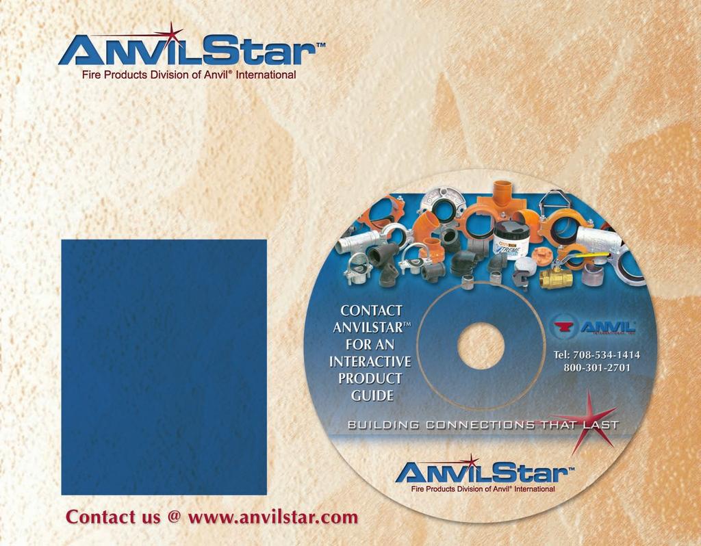 AnvilStar Interactive Product CD Have access to extensive information even if away from the internet.