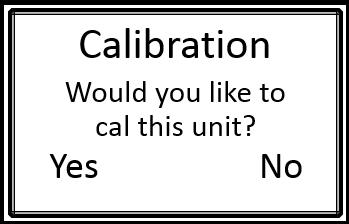 OPERATION SETTINGS 4.2.2 CALIBRATING THE SENSOR (AUTO CAL) You should ONLY perform the calibration of the sensor after the null process has been completed.