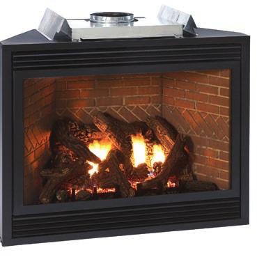 13-piece Log Set, 5 x 8 Venting (Top-Vent Only) 35,000 Btu LP, 42-inch, 13-piece Log Set, 5 x 8 Venting (Top-Vent Only) Madison Luxury models retain the same overall dimensions as Premium models but