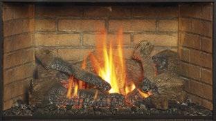This combined with a quiet convection blower means the heat is circulated from the fireplace quickly and evenly throughout the room increasing the overall efficiency.