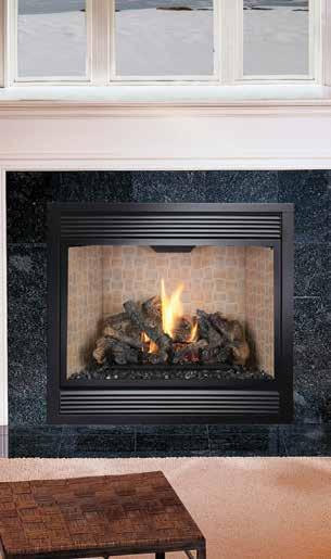 The 864 TRV is the perfect choice for anyone looking to display a big, beautiful fire without the need to heat a large area.